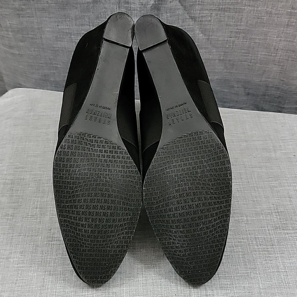 Stuart Weitzman Coban Suede Wedge Booties, Women'… - image 8